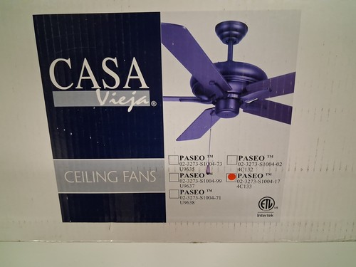 Indoor ceiling fan w pull - 52",
